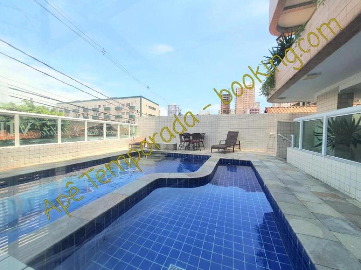 Ape Temporada Praia Grande Sp Completo Com Piscina, Churrasqueira, Estacionamento Exteriör bild