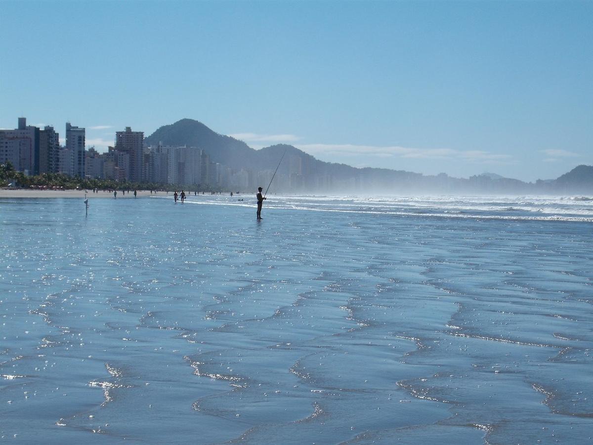 Ape Temporada Praia Grande Sp Completo Com Piscina, Churrasqueira, Estacionamento Exteriör bild