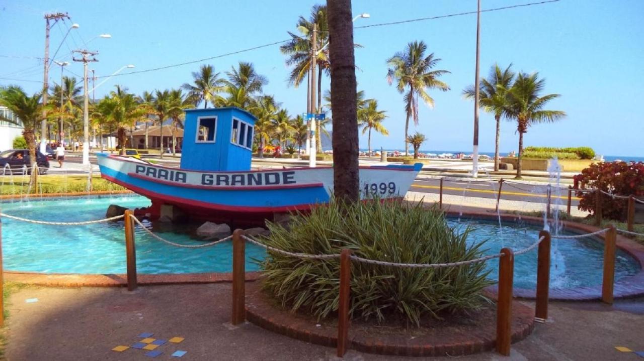 Ape Temporada Praia Grande Sp Completo Com Piscina, Churrasqueira, Estacionamento Exteriör bild